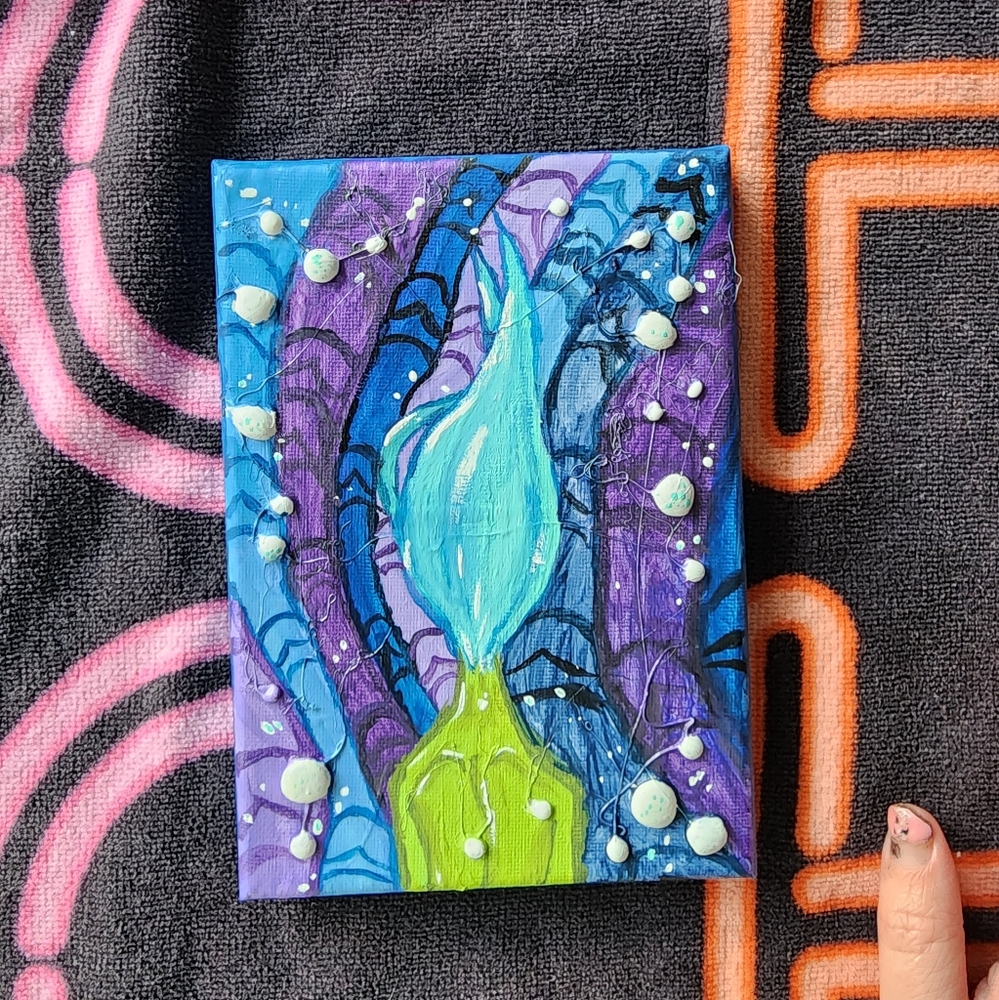"Sea of Me, but I Don't Want it to Be" Small Painting by me!